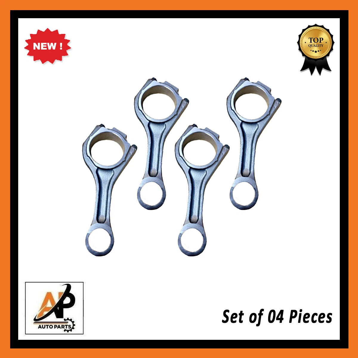 Connecting Rod Set Heavy Duty for Land Rover and Jaguar 204DTA (4pcs)