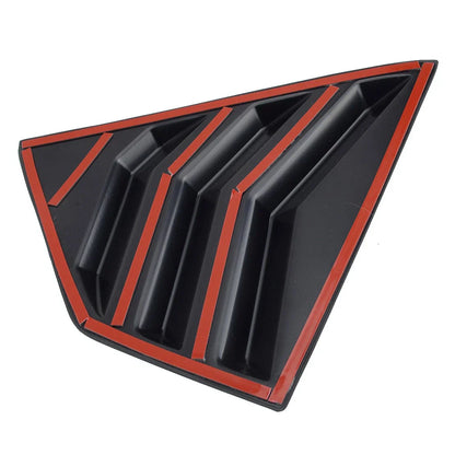 2 x Rear Window Louvers for Nissan Kicks (2017-2021)
