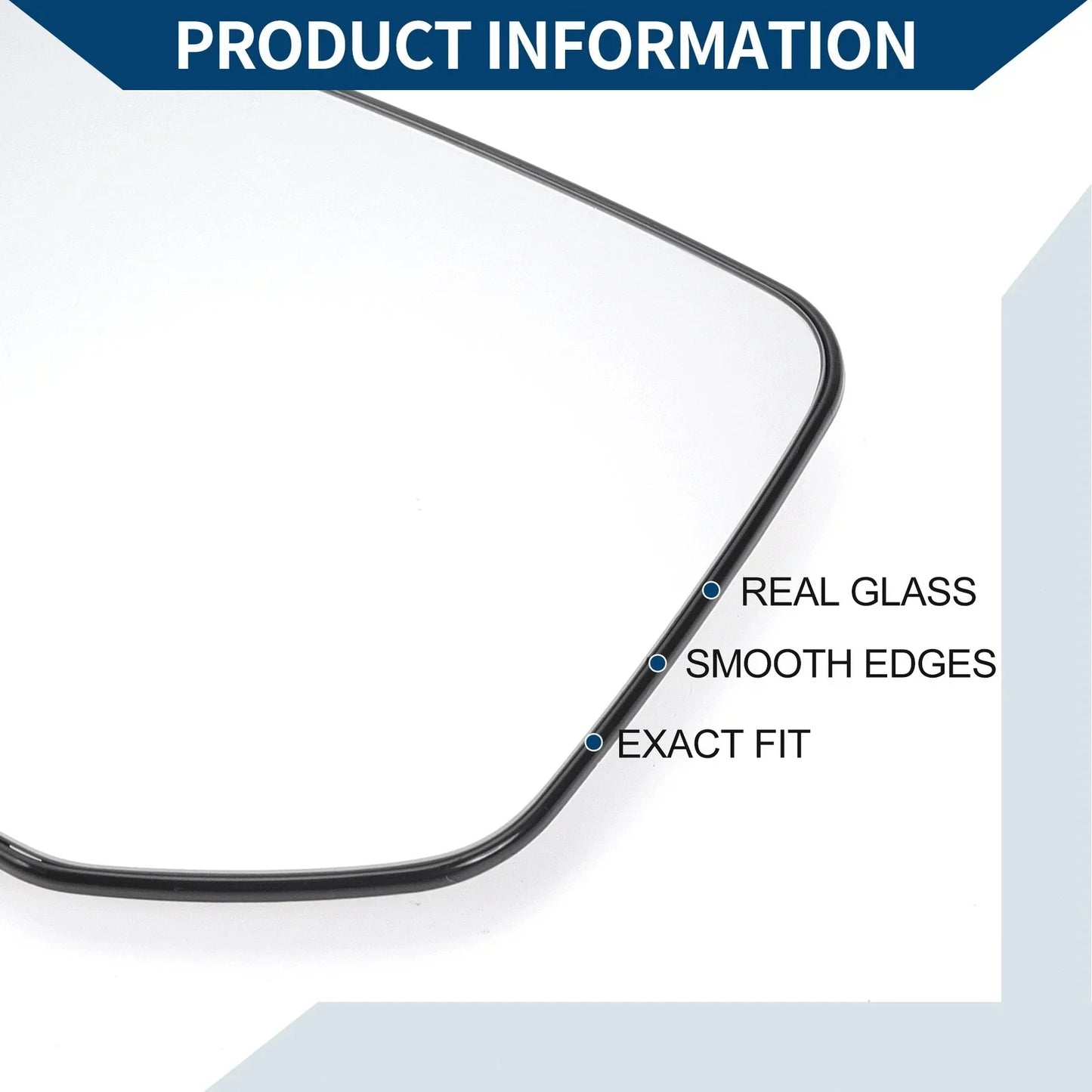 Heated Left Side Mirror Glass for Honda Civic Envix Crider (2016-2023)