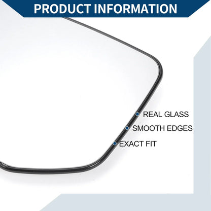 Heated Left Side Mirror Glass for Honda Civic Envix Crider (2016-2023)