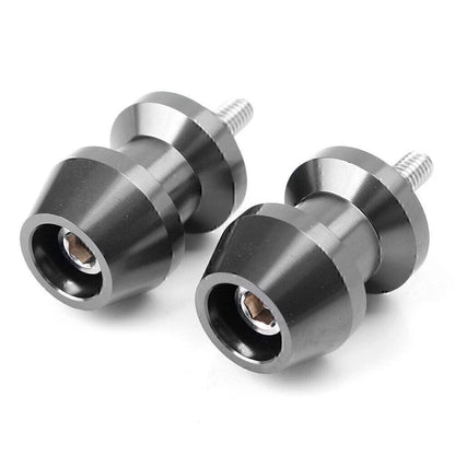 6mm Grey Swingarm Spool Sliders for Yamaha R1, XV250, R6, YZF600, FZ6, FZ8