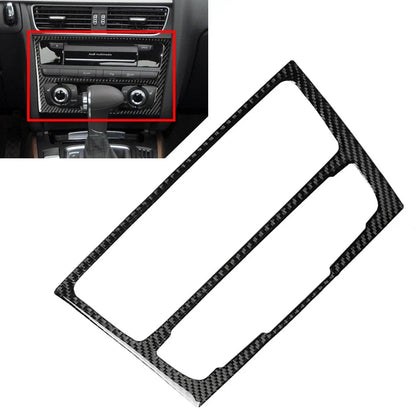 Center Console AC Audio CD Panel Frame Cover Trim for Audi A4 A5 S4 S5 (2008-2016)