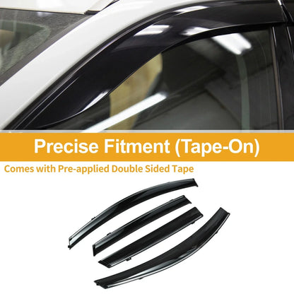 Window Deflectors for Hyundai Accent Hatchback 2012-2017 Side Vent Visors