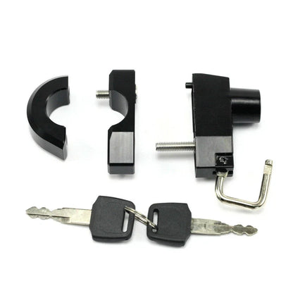 25mm CNC Handlebar Helmet Lock w/Keys for HARLEY-DAVIDSON XL 883 1200