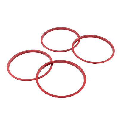 Red AC Outer Vent Trim Covers for Toyota Tacoma (2016-2022)