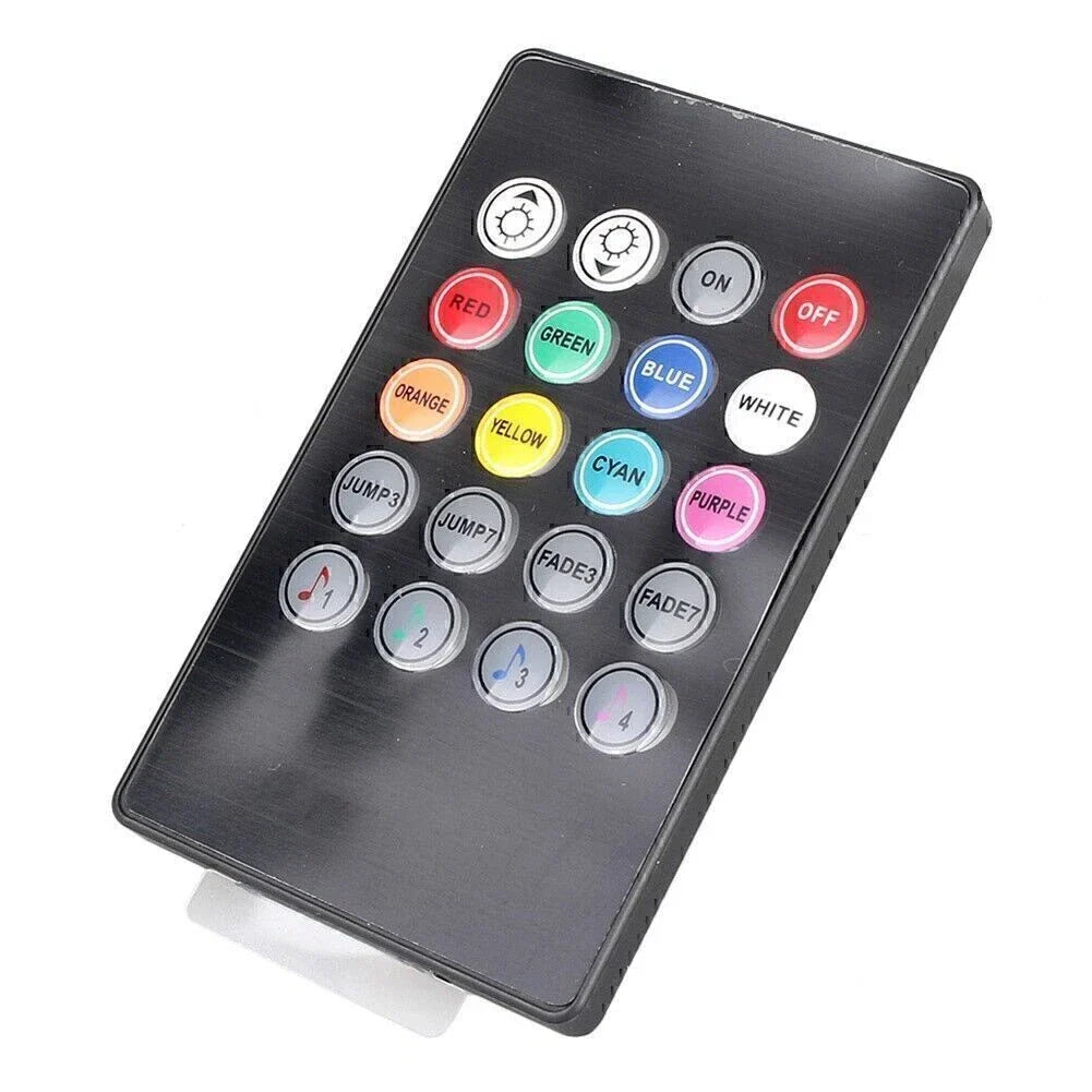 4in1 LED Car Interior Atmosphere Lamp Remote Control Footwell Lights