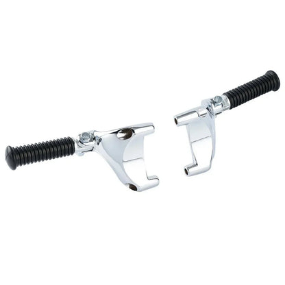 Chrome Passenger Footpeg Mounts for Harley Sportster 883 1200 XL883L (2004-2013)