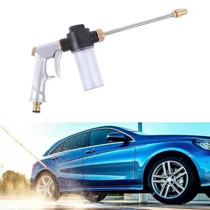 Long Pole Foam Water Bottle Nozzle 360° Rotating for Car Wash Gardening