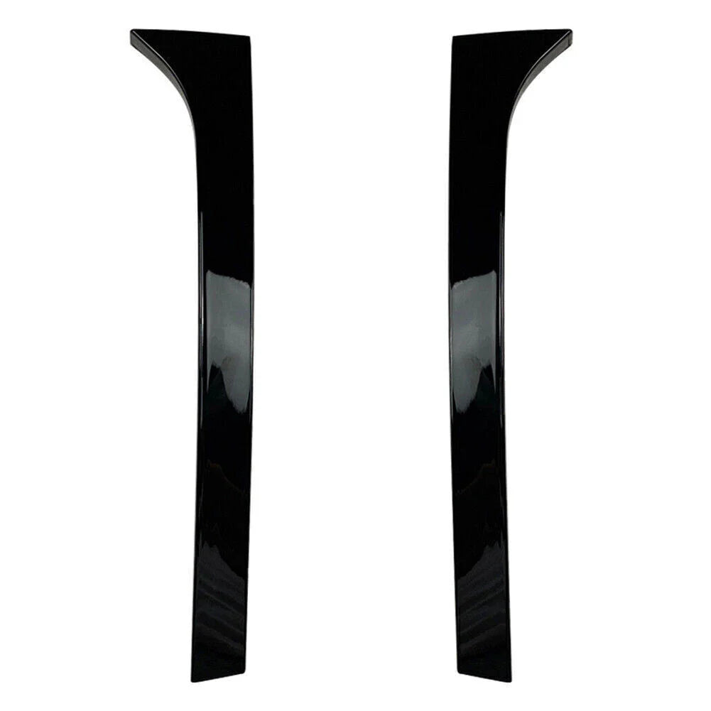 Rear Black Window Spoiler Trim Covers for Skoda Superb (2008-2015)