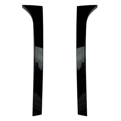 Rear Black Window Spoiler Trim Covers for Skoda Superb (2008-2015)