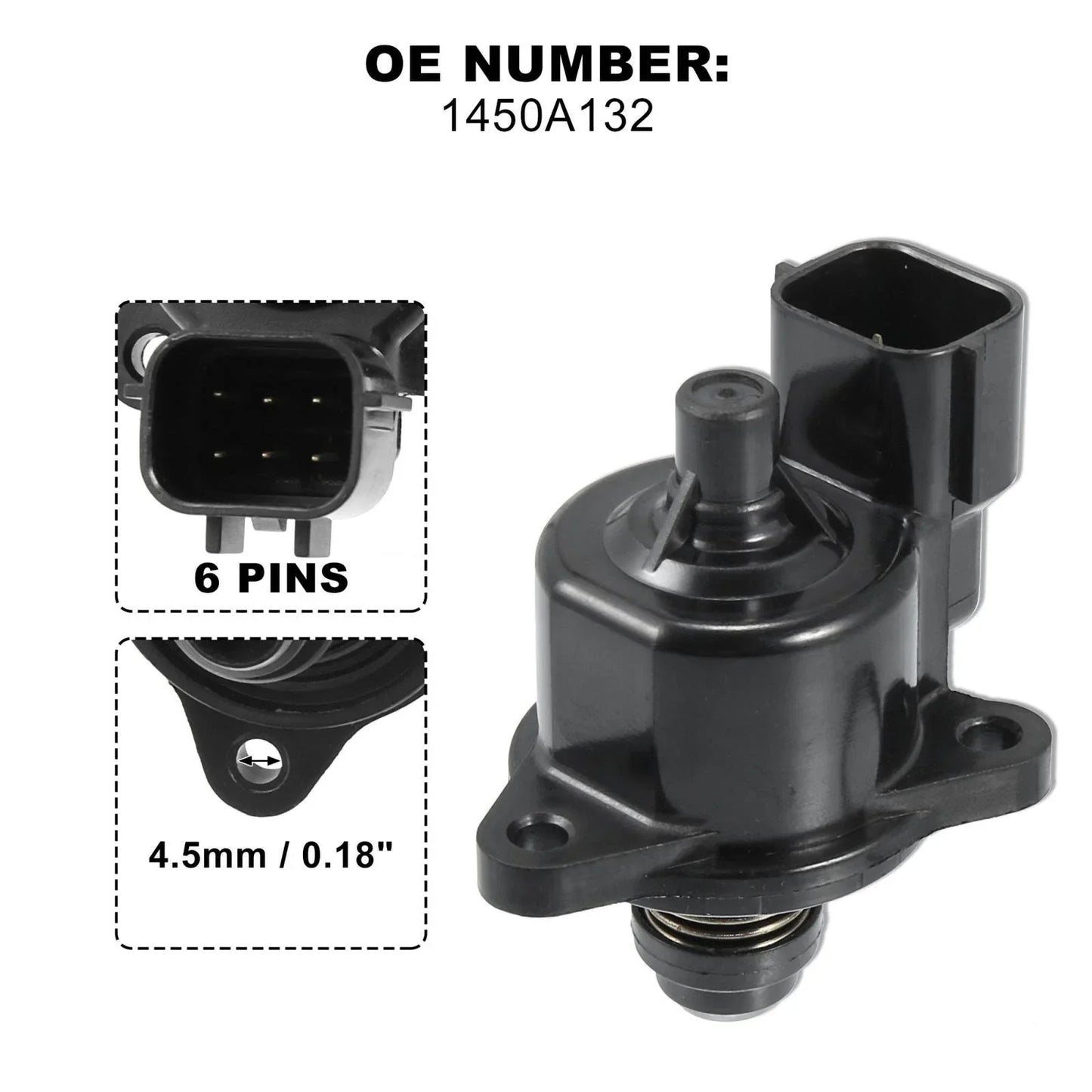 Idle Air Control Valve for Mitsubishi Dodge (1999-2005)