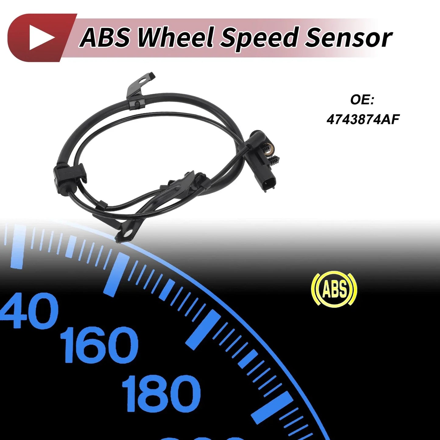 ABS Wheel Speed Sensor for Dodge Journey Rear Right (2011-2020)