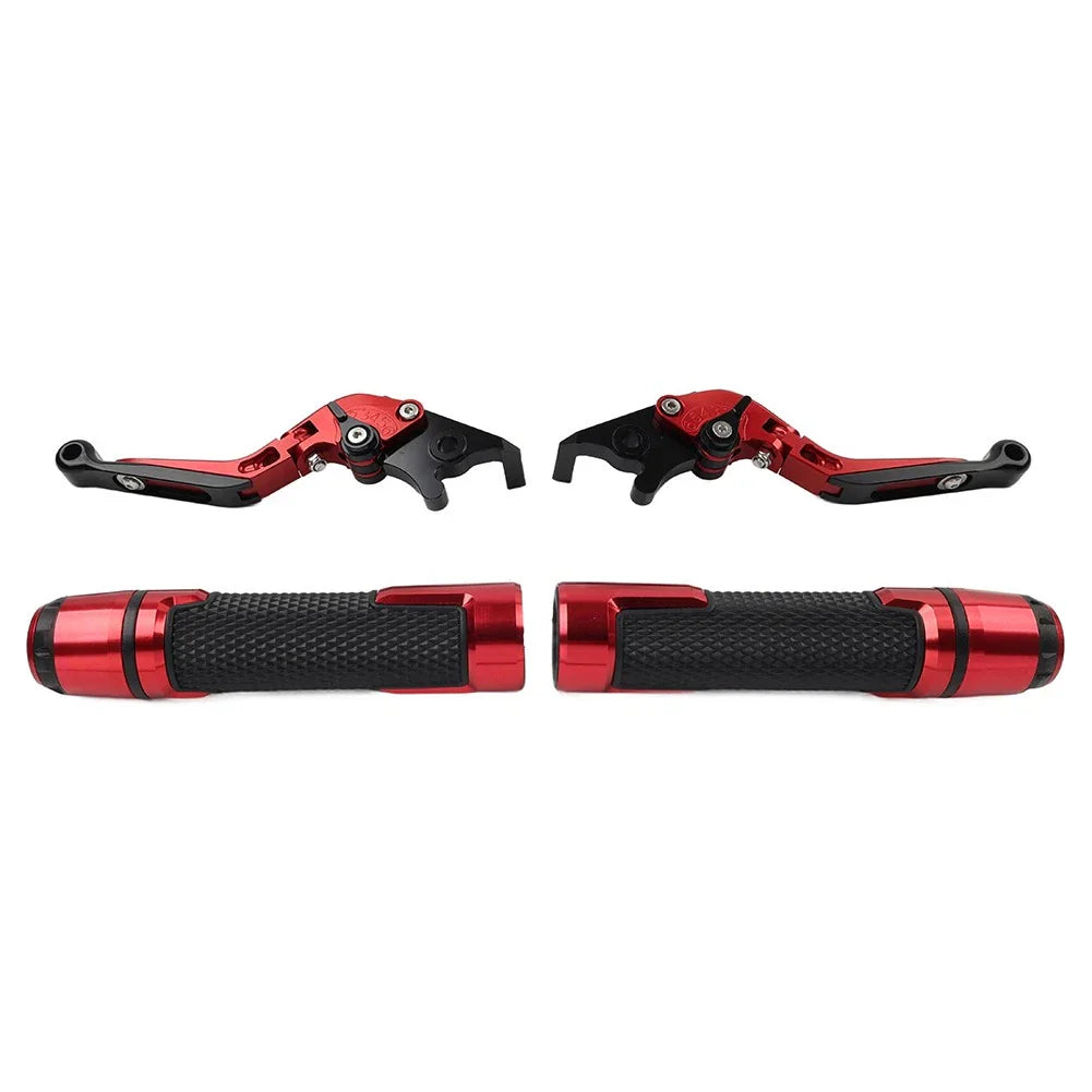 Folding Extendable Brake Clutch Levers & Handlebar Grips for BMW C650GT C600 (2012-2018)