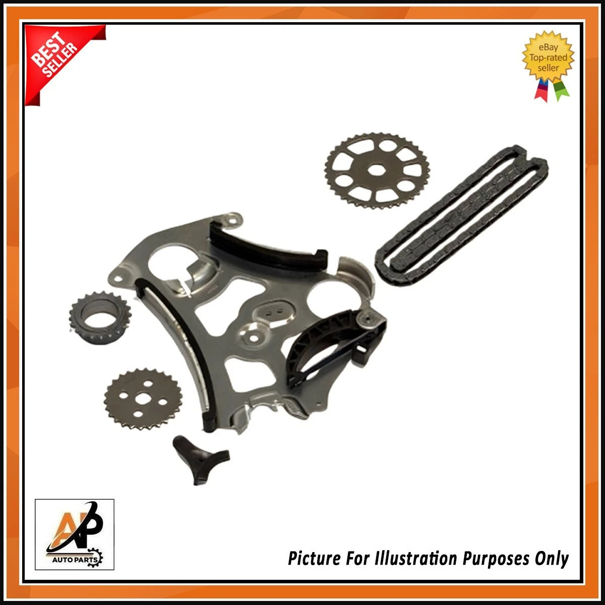 Engine Oil Pump Drive Chain Kit Replacement for BMW N54 N55 (2008–2016)