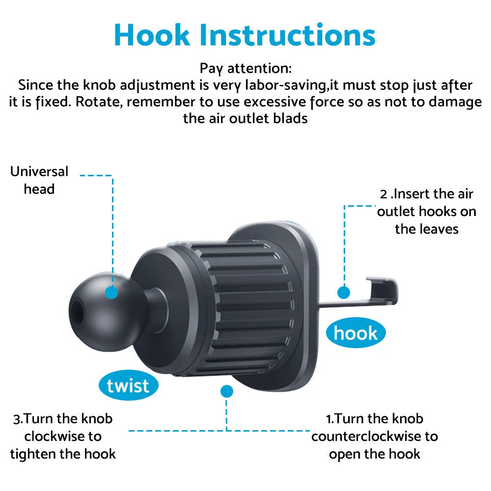 360° Rotate Telescopic Phone Holder for Car - Auto Lock Bracket Mount