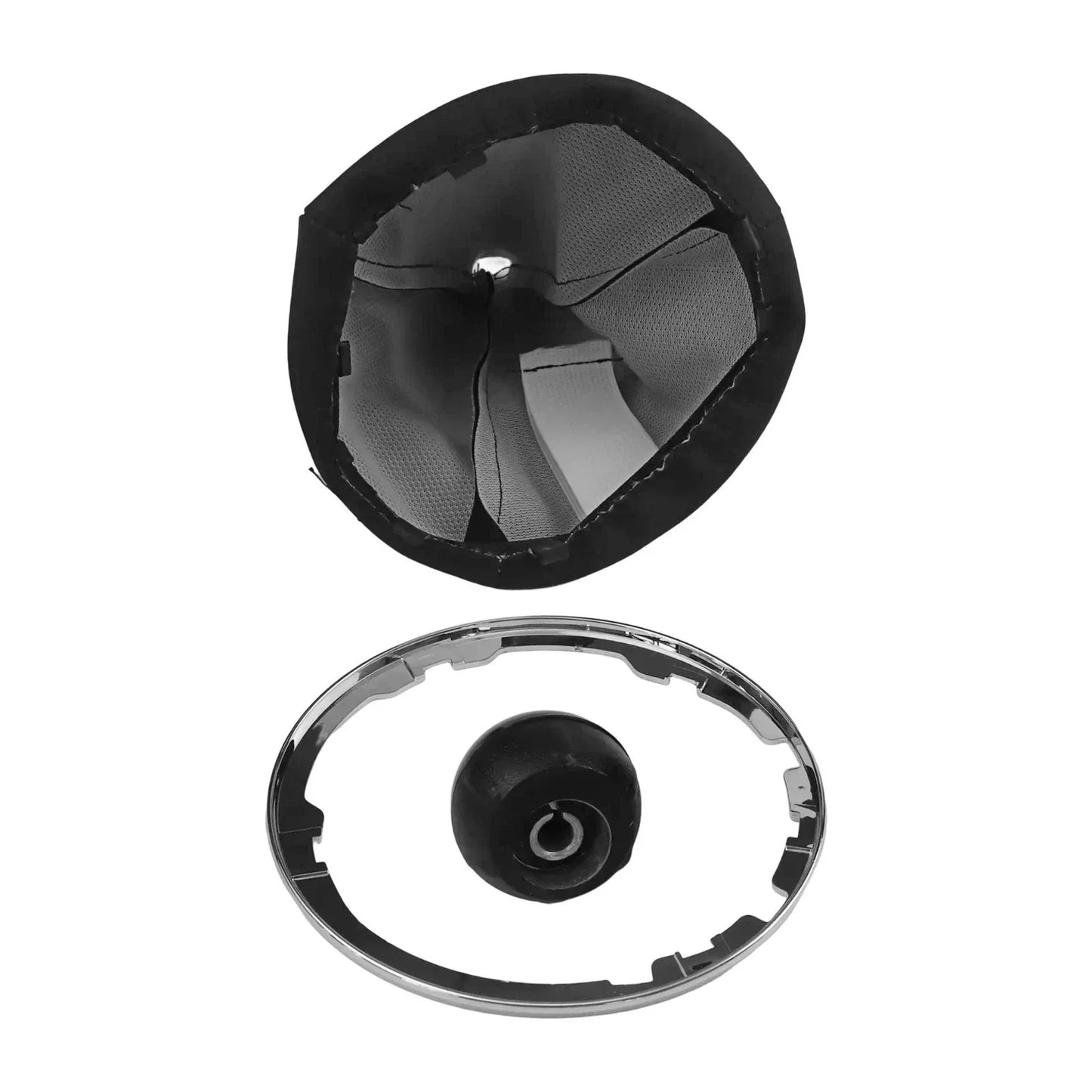 Gloss Black and White / Shift Knob for Fiat 500 (2012–2018)