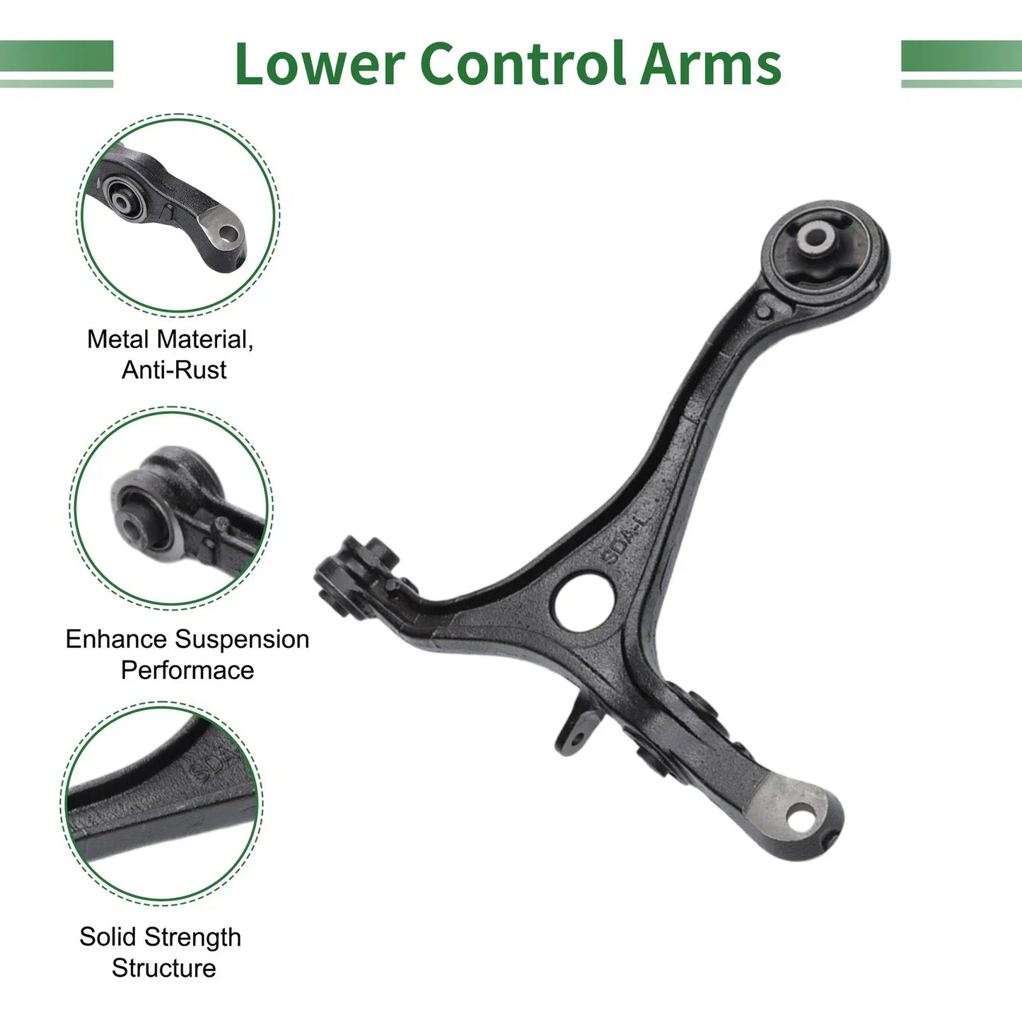16pcs Front Suspension Control Arm Kit for Honda Accord (2003-2007)