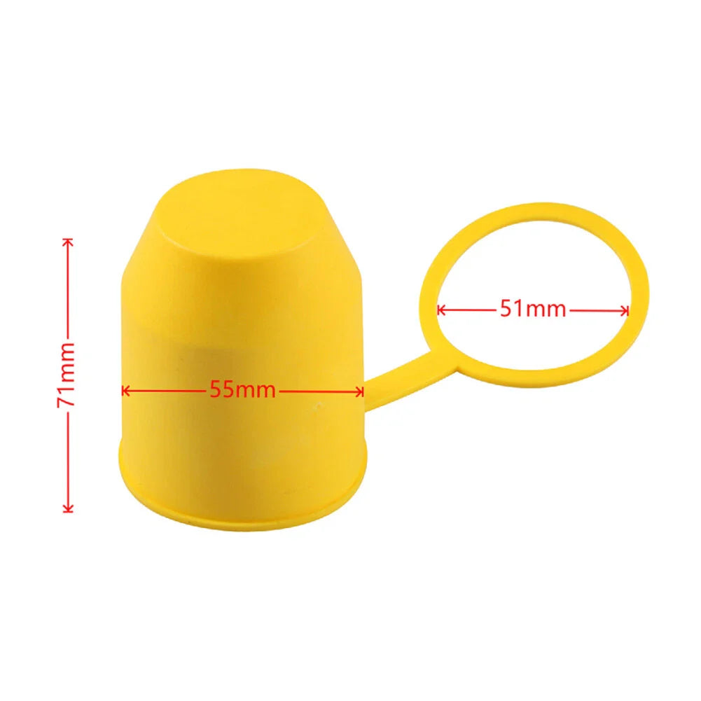 Tow Bar Ball Cover for Car Caravan Trailer Towing Hitch Red