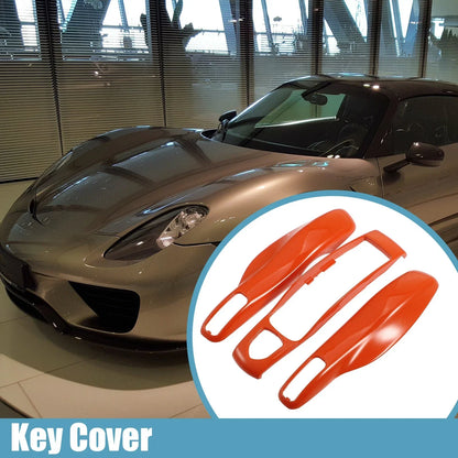 Car Remote Key Cover Case for Porsche Panamera 970 (2010-2016) - Orange