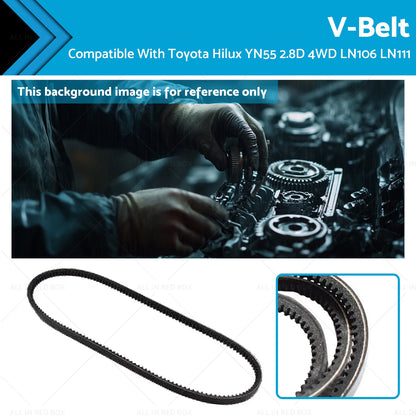 V-Belt Compressor Belt for Toyota Hilux YN55 2.8D 4WD (1988-1997)