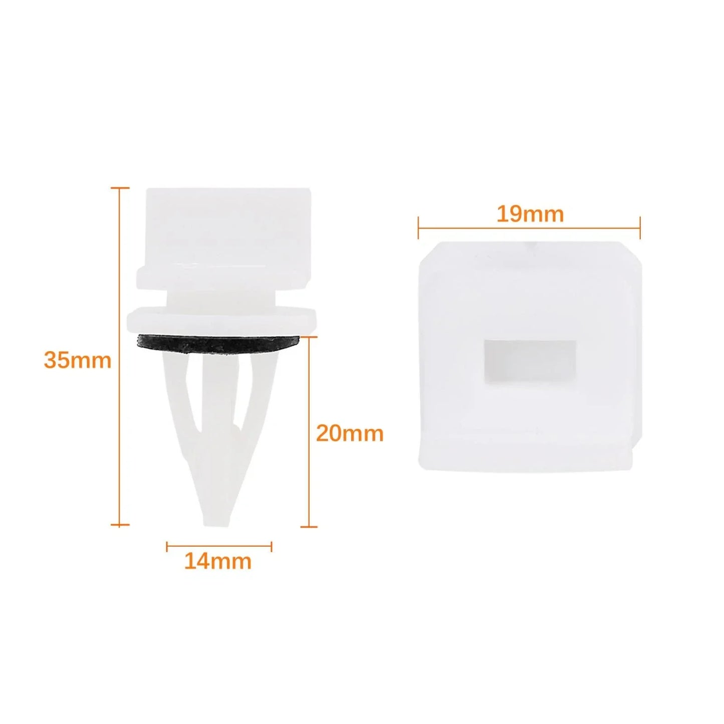20 x Plastic Rivet Bumper Fastener Clips for Honda Acura (2000-2023)