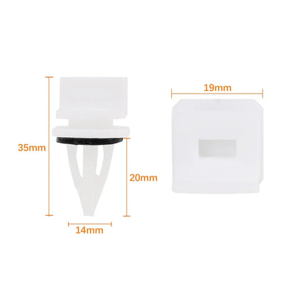20 x Plastic Rivet Bumper Fastener Clips for Honda Acura (2000-2023)