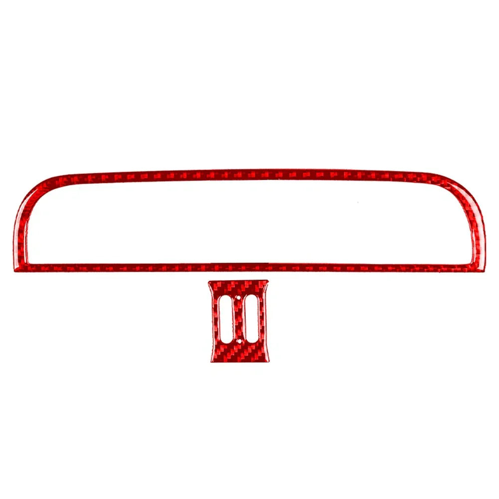 Red Center Console Air Vent Outlet Panel Cover Trim for Fiat 500 (2012-2015)