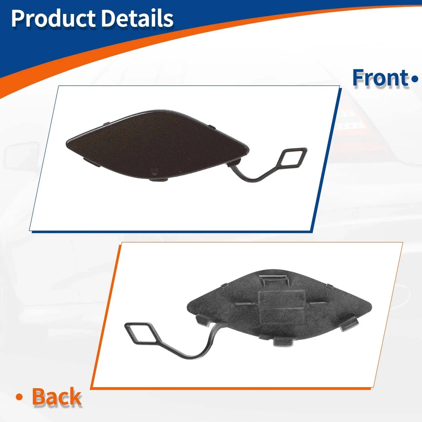 Bumper Tow Hook Cover for Mercedes-Benz E350 (2010-2017)