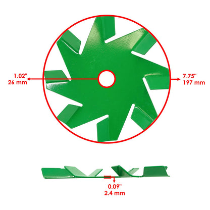 Deck Spindle Fan Replacement for Dixie Chopper Xcaliber 3366 (2004–2018)