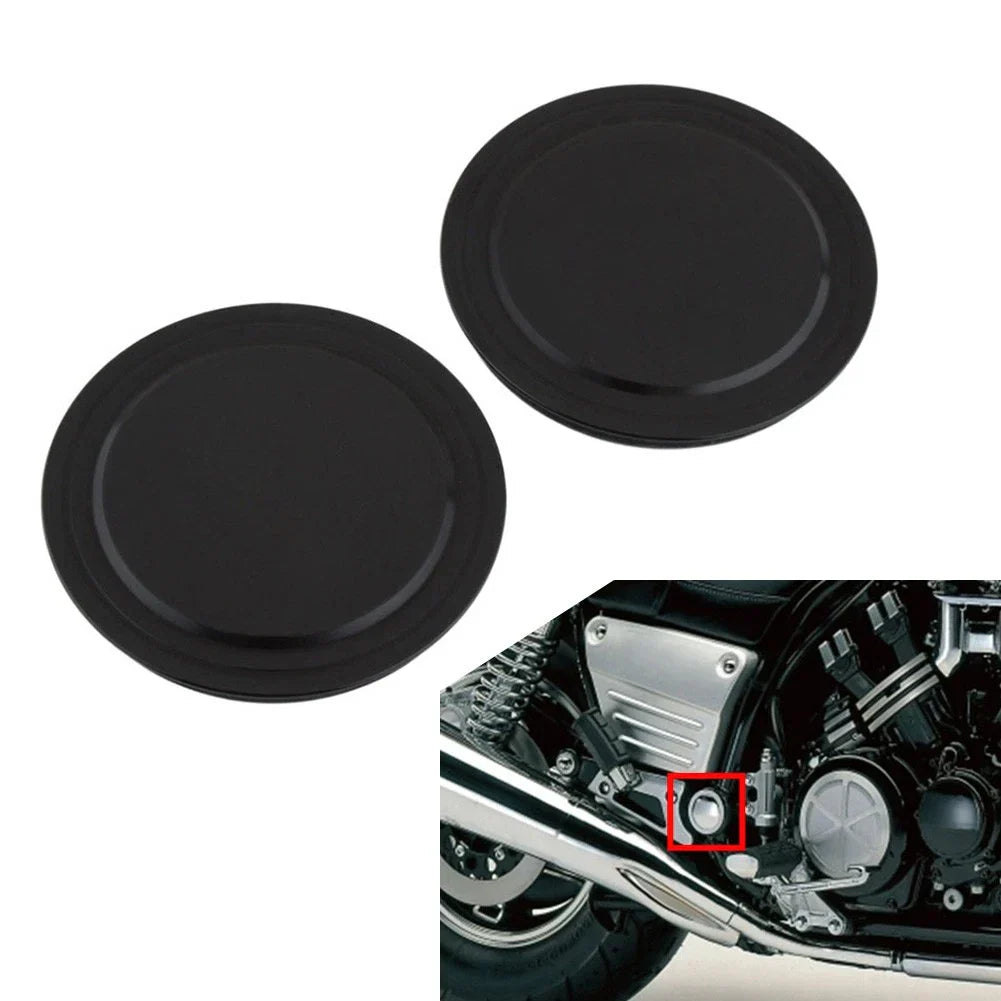 Black Frame Hole Plug Cap Cover for Yamaha VMAX 1200 (1985-2007)