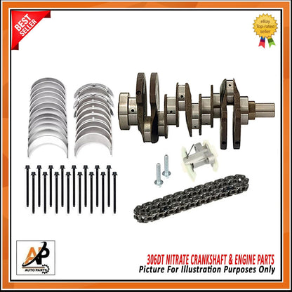 Crankshaft with Engine Rebuild Kit for Jaguar Land Rover 3.0 Nitrate (Gen 2)