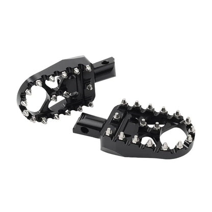 Rear Black FootPeg Passenger Pedal for Harley FXBB FXLR FXLRS FXLRST FXST FLSB (2018-2023)