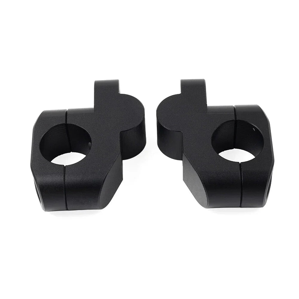 28mm Offset Handlebar Clamp Mount for Honda, Suzuki, Yamaha, Kawasaki