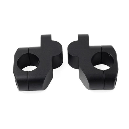 28mm Offset Handlebar Clamp Mount for Honda, Suzuki, Yamaha, Kawasaki