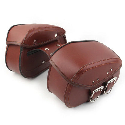 Universal PU Leather Saddle Bags for Harley Sportster Dyna