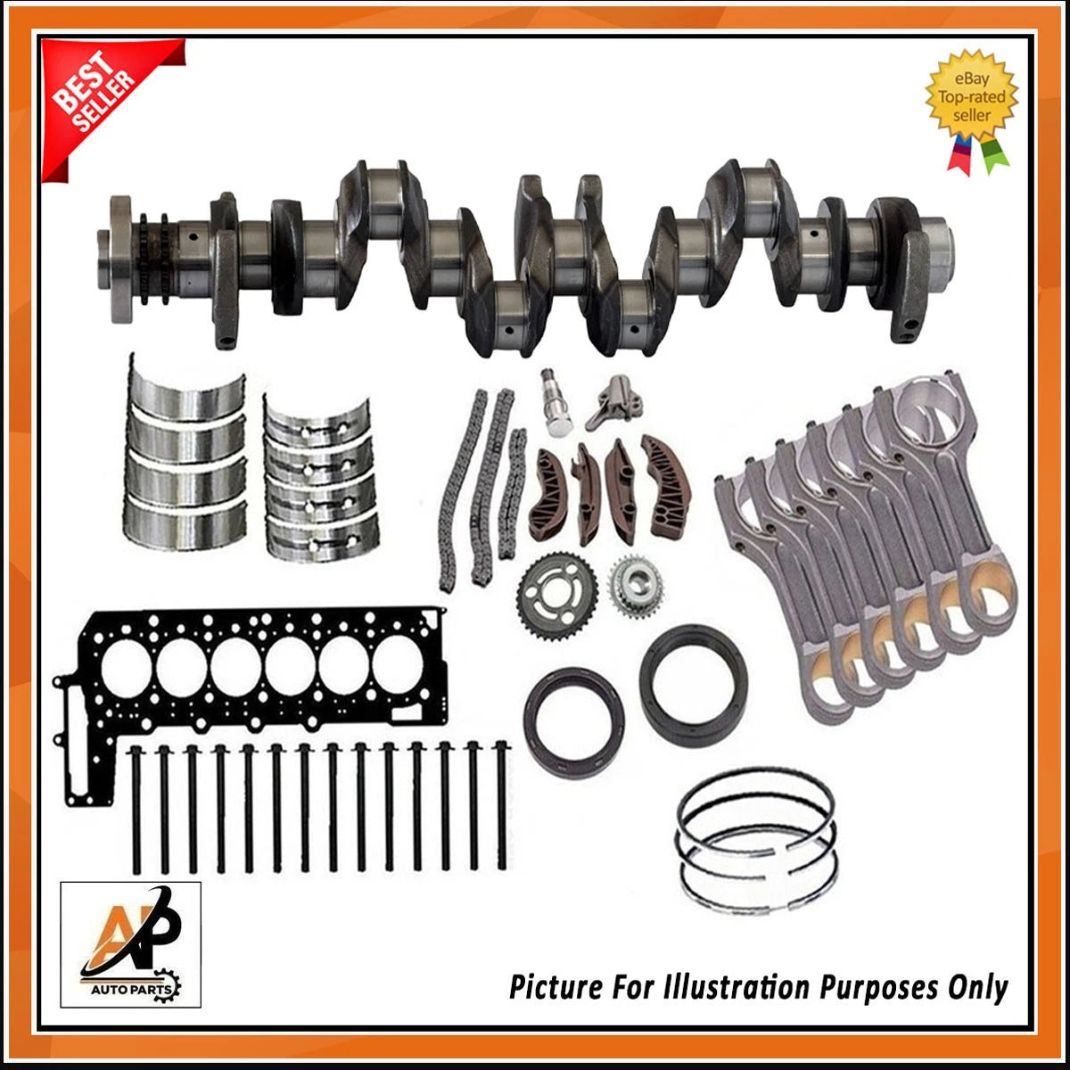Forged Crankshaft Replacement for BMW X3 X5 X6 3.0 Diesel (2010–2018)