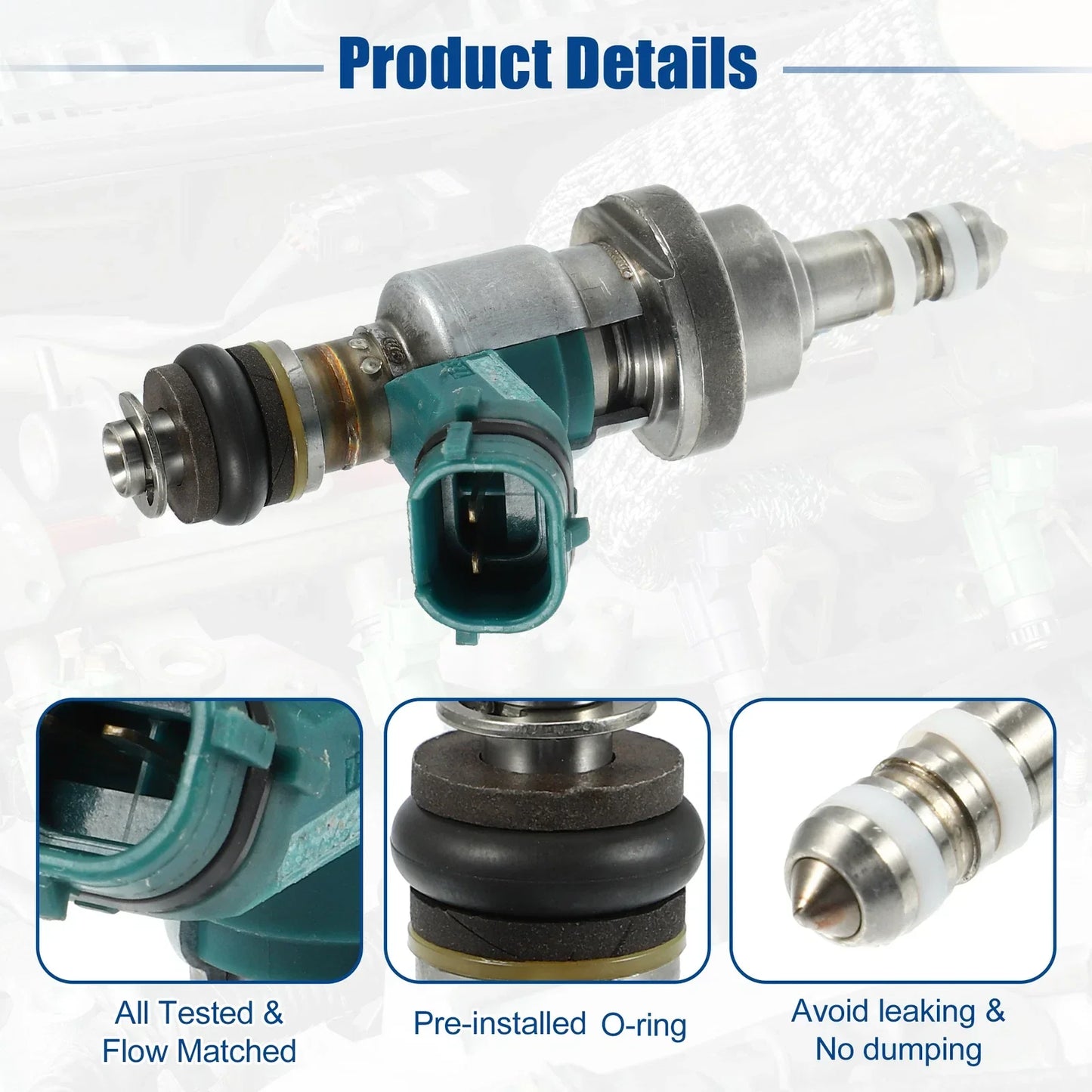 4 x Fuel Injector Nozzles for Lexus IS250 2.5L (2005-2013)