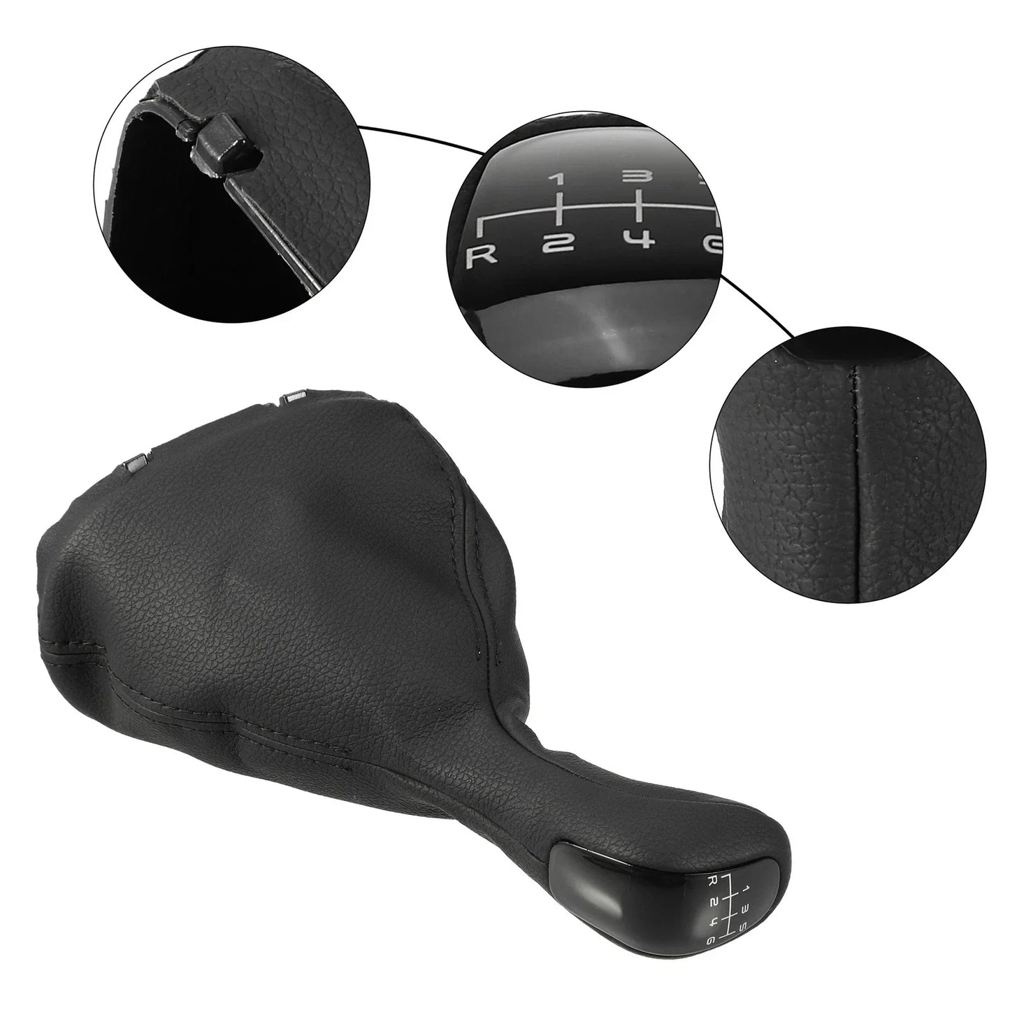 6 Speed Gear Shift Lever Cover Set for Mercedes Benz C Class (2001-2007)