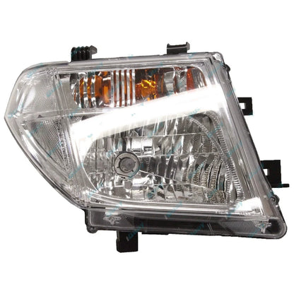 LH+RH Genuine Headlights Pair for Nissan Navara D40T Thai VIN#='M' 2008-2014 L+R