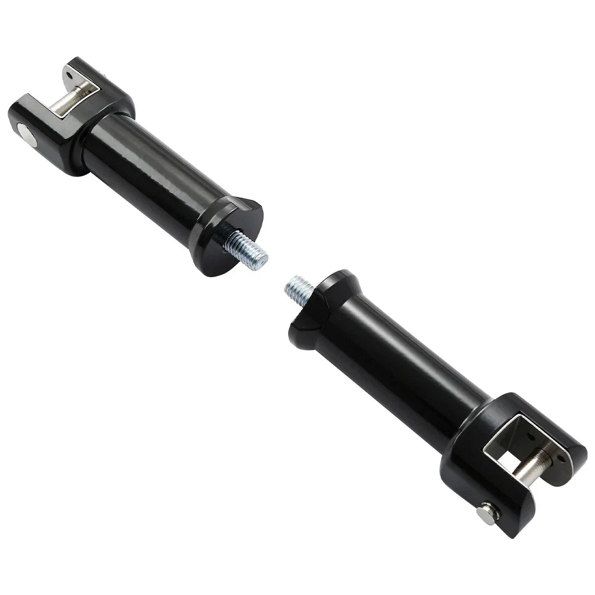 Driver & Passenger Footpegs Bracket for Harley Softail (2018-2025) Black