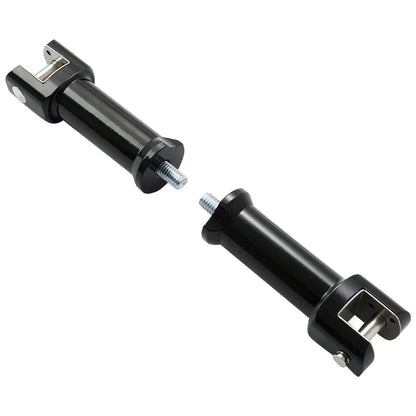 Driver & Passenger Footpegs Bracket for Harley Softail (2018-2025) Black