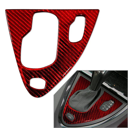 Gear Shift Panel Cover Trim for BMW 6 Series E63 E64 (2004-2010) Red RHD