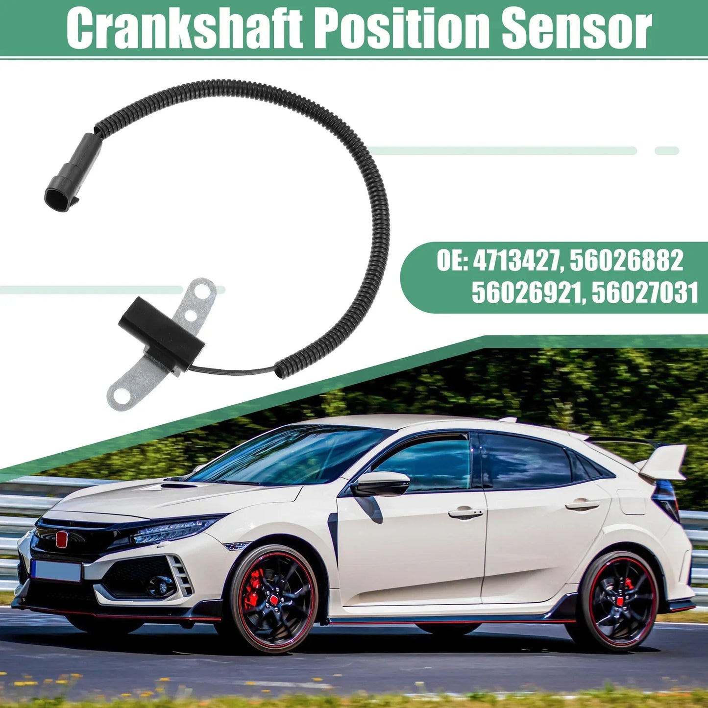 Crankshaft Position Sensor for Jeep Wrangler, Cherokee, Dodge (2011-2023)