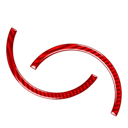 Carbon Fiber Inner Door Handle Trim Cover for Fiat 500 (2012-2015)