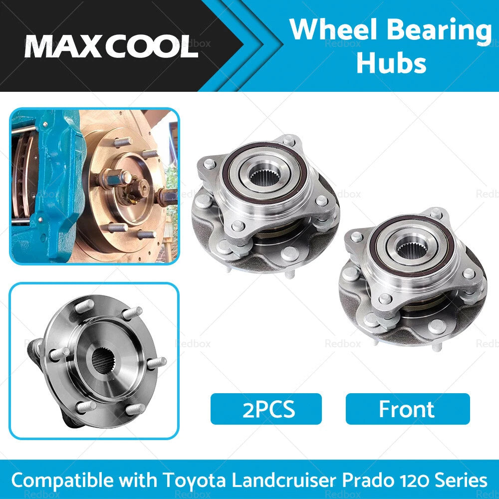 Front Wheel Bearing Hubs for Toyota Landcruiser Prado 120 Series (2003-2009)
