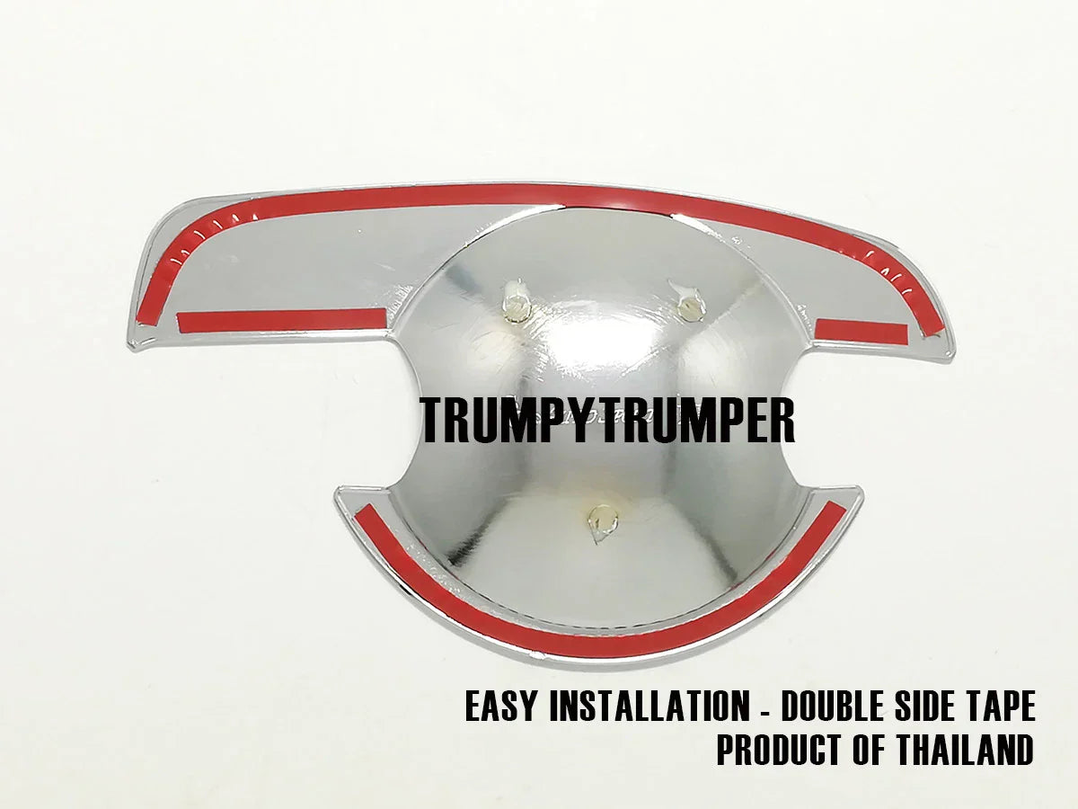 Chrome Door Handle Cover Insert Bowl Trim for Nissan Navara D40 (2005-2015)