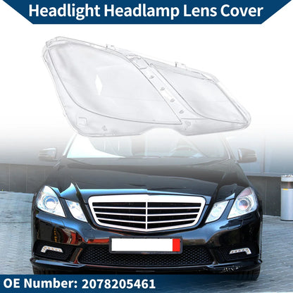 Car Front Right Headlight Lens Cover for Mercedes-Benz E350 (2009-2016)