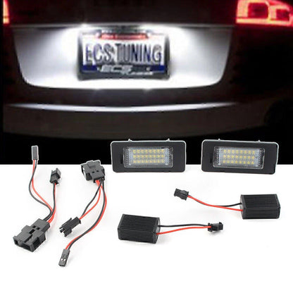 24-SMD LED License Plate Light for Audi A1 A4 A6 A7 Q5 RS5 TTRS (2010-2023)