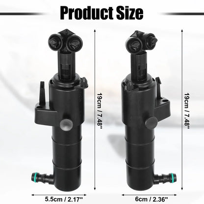 Front Left Right Headlight Washer Nozzles for Mercedes-Benz E350 E550 E63 AMG