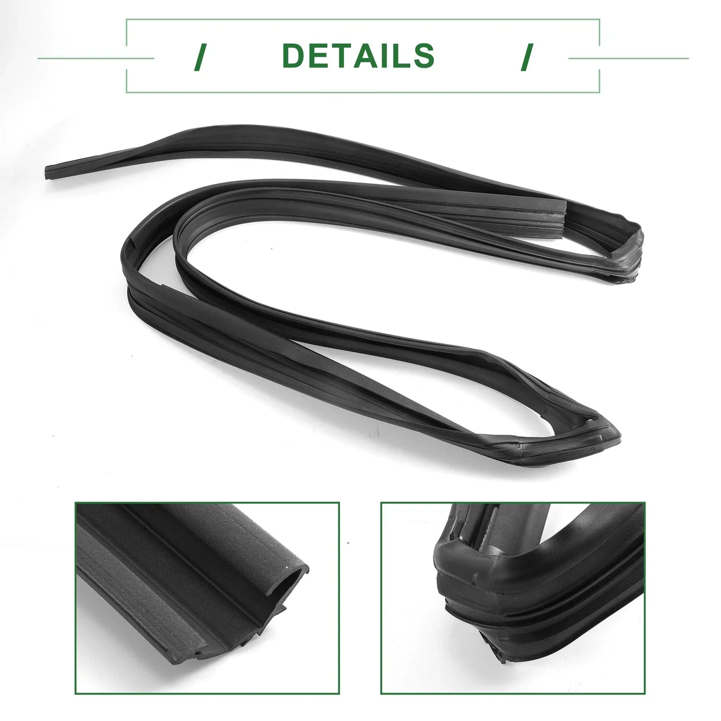 Front Left Door Window Seal Strip for Honda Accord (2018-2023)